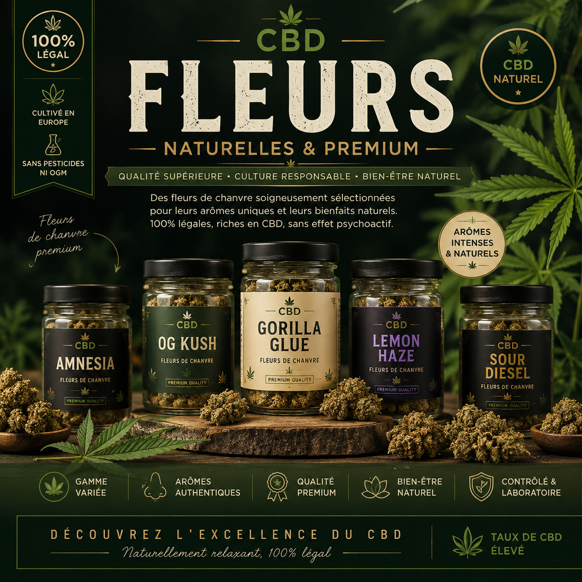 CBD Fleurs